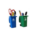 Trash Can and Recycling Mini Storage Bin Pen Holder